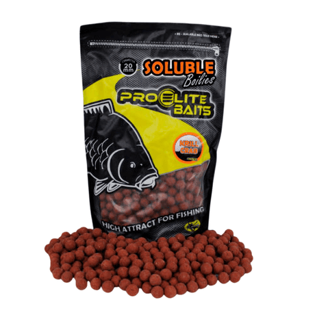 Boilies Solubles Pro Elite Baits Krill Crab 20 mm 3,5 Kg - Tienda Carpfishing