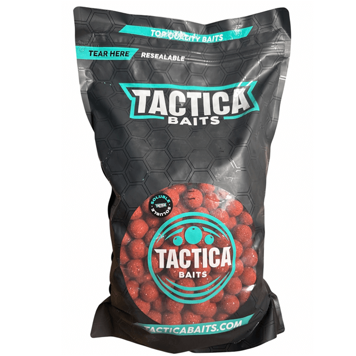 Boilies Solubles Tactica Baits Squidy 24 mm 4,5 Kg - Tienda Carpfishing