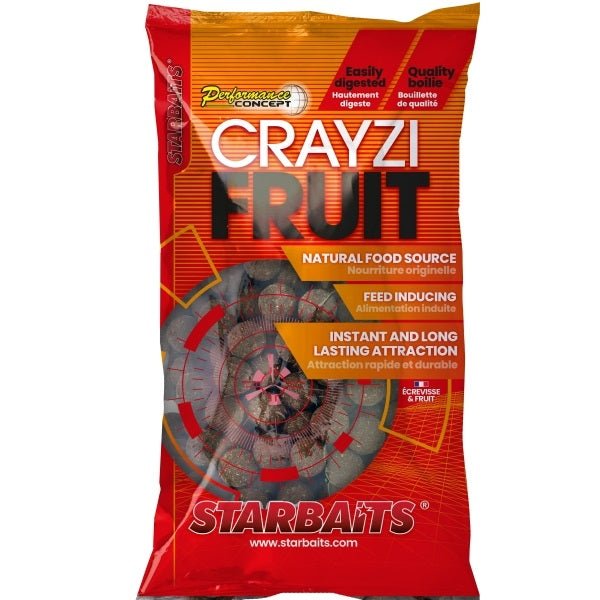 Boilies Starbaits Crayzi Fruit 30 mm - Tienda Carpfishing