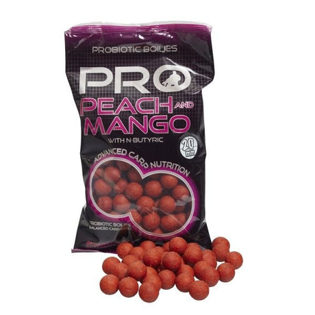 Boilies Starbaits Probiotic Peach Mango 20 mm - Tienda Carpfishing