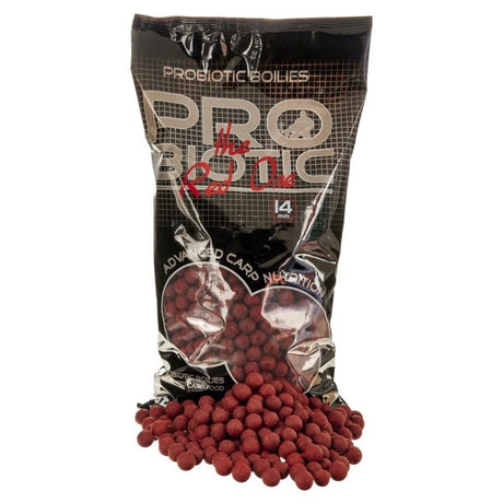 Boilies Starbaits Probiotic Red One 14 mm 2 kg - Tienda Carpfishing