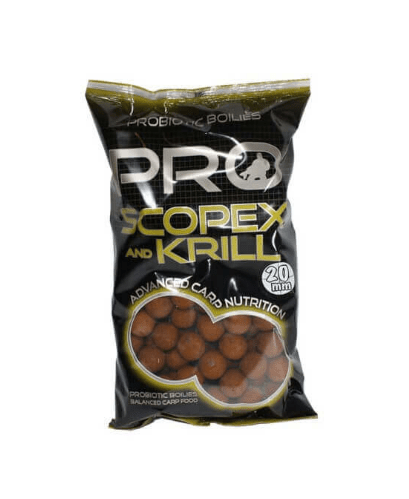 Boilies Starbaits Probiotic Scopex Krill 20 mm - Tienda Carpfishing