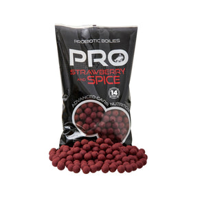 Boilies Starbaits Probiotic Strawberry Spice 14 mm - Tienda Carpfishing