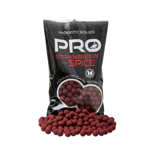 Boilies Starbaits Probiotic Strawberry Spice 14 mm - Tienda Carpfishing