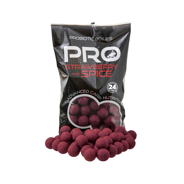 Boilies Starbaits Probiotic Strawberry Spice 24 mm - Tienda Carpfishing