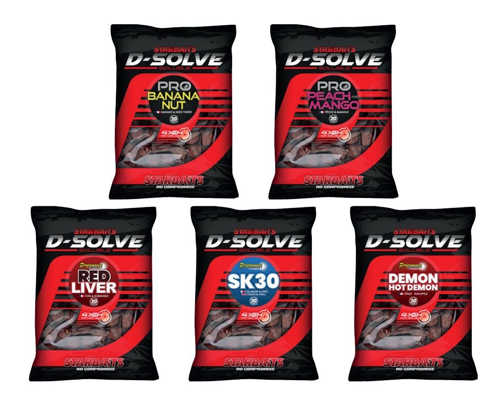 Boilies Starbaits Solubles Probiotic Peach Mango 20 mm 2,5 kg - Tienda Carpfishing