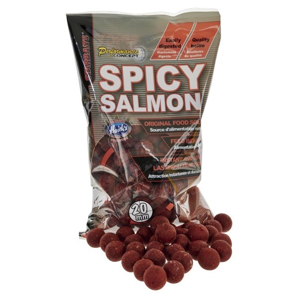 Boilies Starbaits Spicy Salmon 20 mm - Tienda Carpfishing