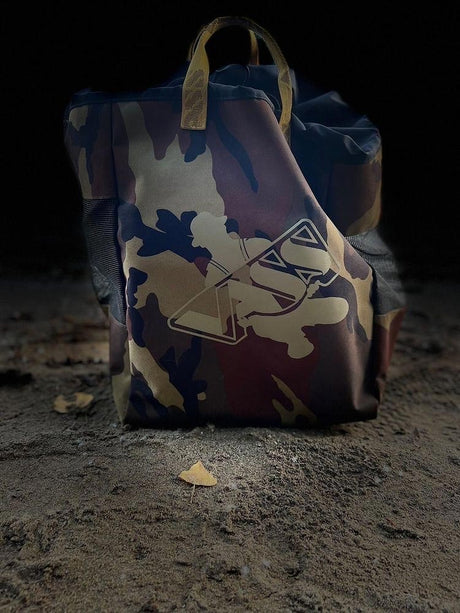 Bolso para botas y vadeador Vass Camo - Tienda Carpfishing