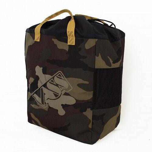 Bolso para botas y vadeador Vass Camo - Tienda Carpfishing