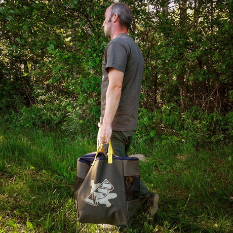 Bolso para botas y vadeador Vass Verde - Tienda Carpfishing