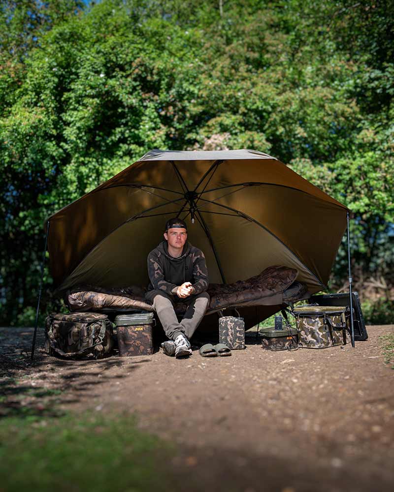 Brolly Fox 60" Caqui - Tienda Carpfishing
