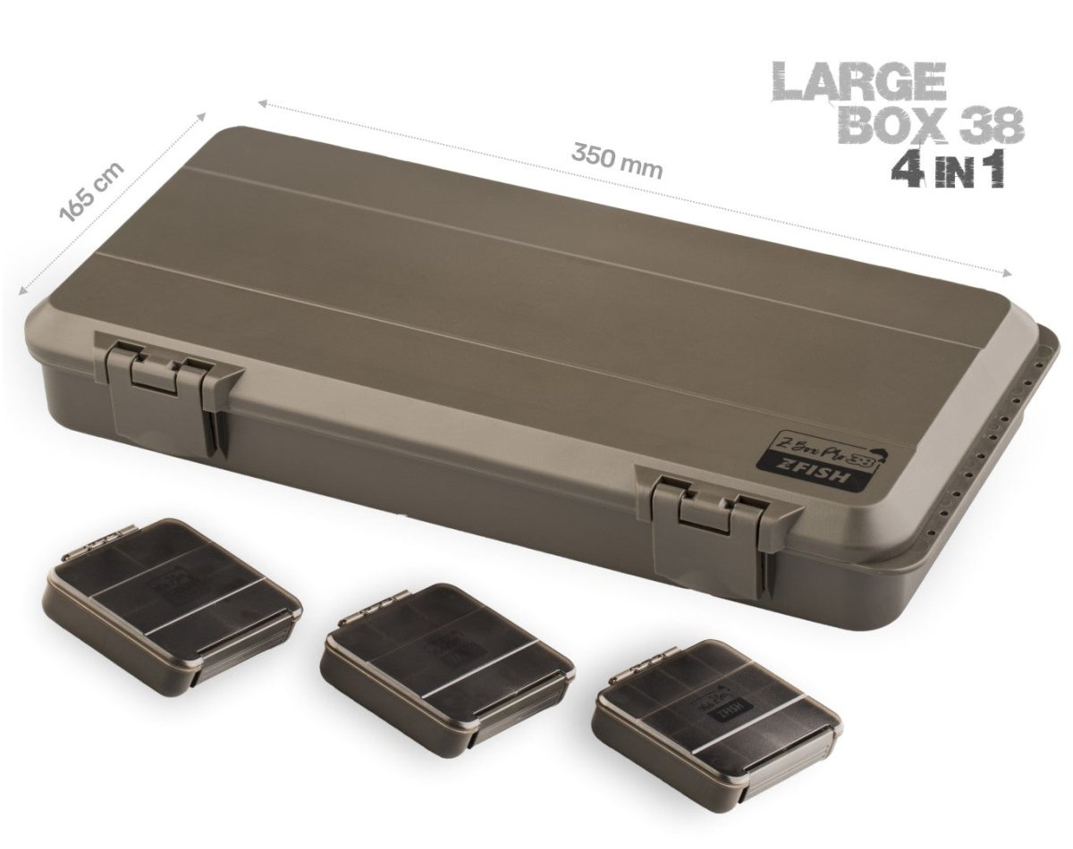 Caja Tackle Zfish Z - Box Pro 3+1 - Tienda Carpfishing