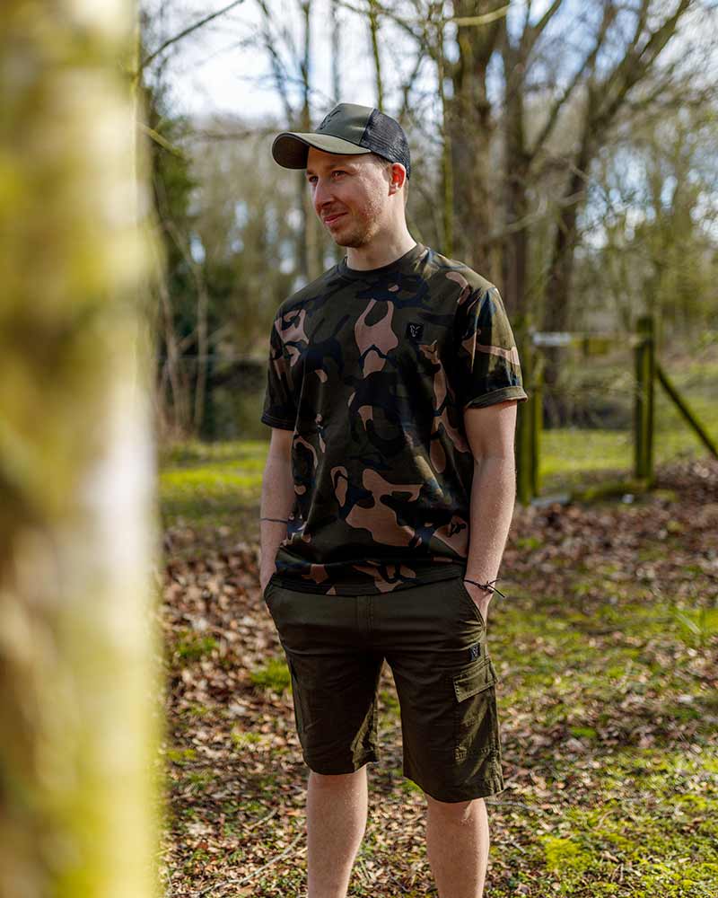Camiseta Fox Camo T - Tienda Carpfishing