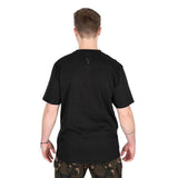 Camiseta Fox Logo T Negro/Camo - Tienda Carpfishing