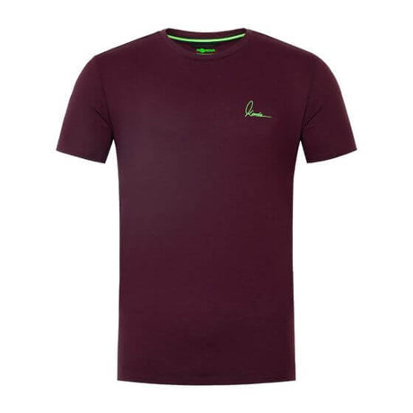 Camiseta Korda Minimal Burdeos - Tienda Carpfishing