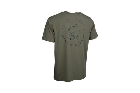 Camiseta Nash Make It Happen Carp Logo T Verde - Tienda Carpfishing