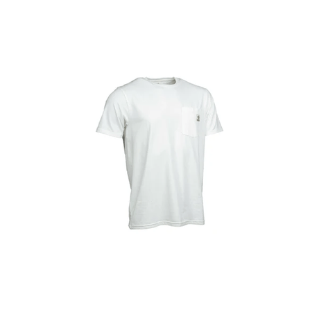 Camiseta Nash Make It Happen con bolsillo Blanca - Tienda Carpfishing