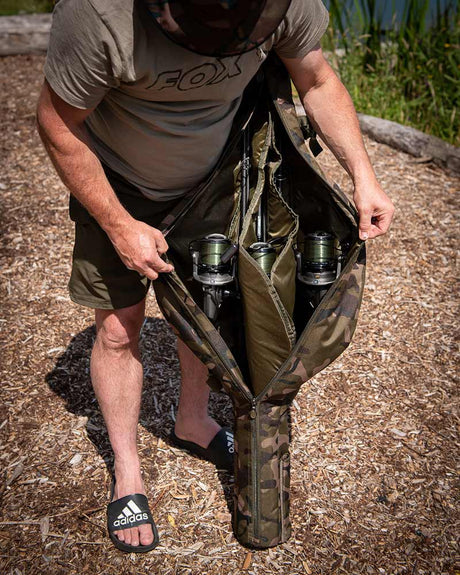 Cañero 3 cañas 10 pies Fox Camolite - Tienda Carpfishing