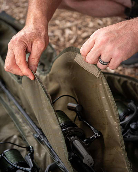 Cañero 3 cañas 13 pies Fox Camolite - Tienda Carpfishing