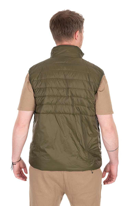 Chaleco sin mangas Fox Olive Verde - Tienda Carpfishing