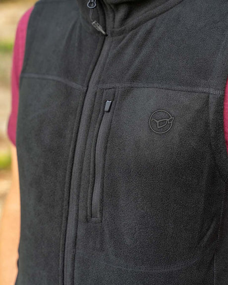 Chaleco sin mangas Korda Kore Negro - Tienda Carpfishing