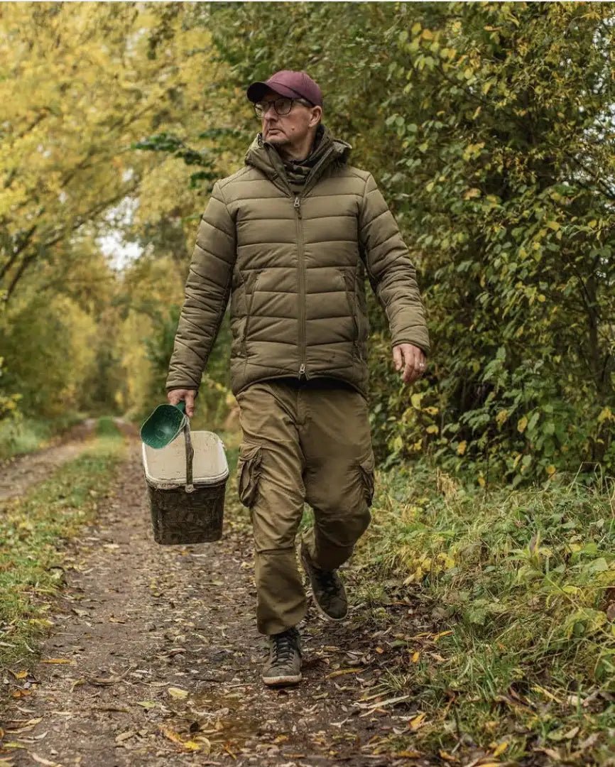 Chaqueta Acolchada Korda Kore Thermolite Verde - Tienda Carpfishing