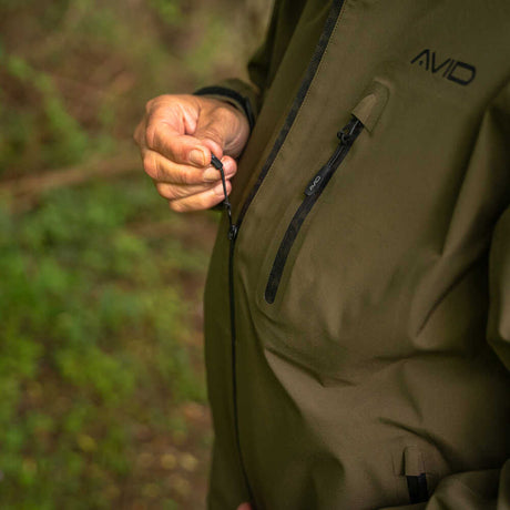 Chaqueta Avid Carp Hydro - Force 20k con cremallera - Tienda Carpfishing