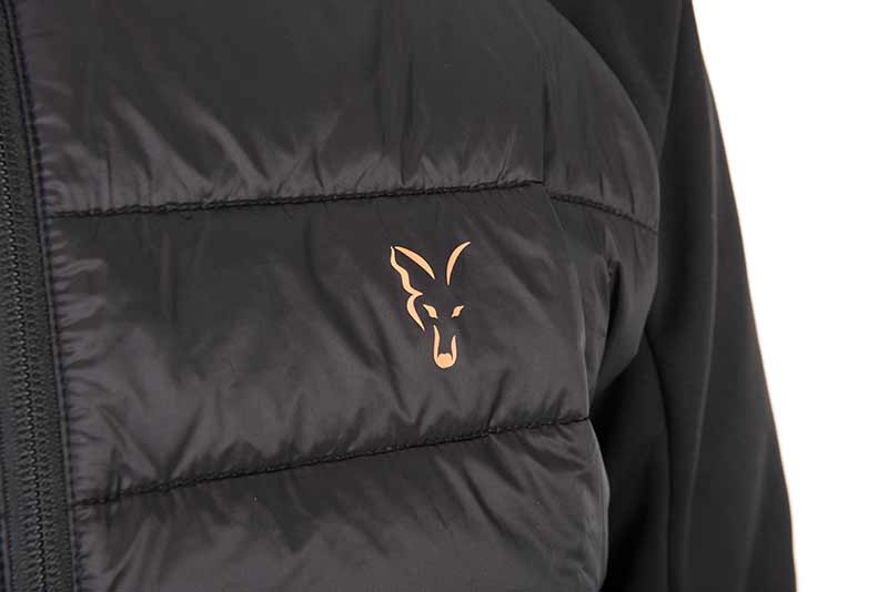 Chaqueta Fox Collection Hybrid Negro/Naranja - Tienda Carpfishing