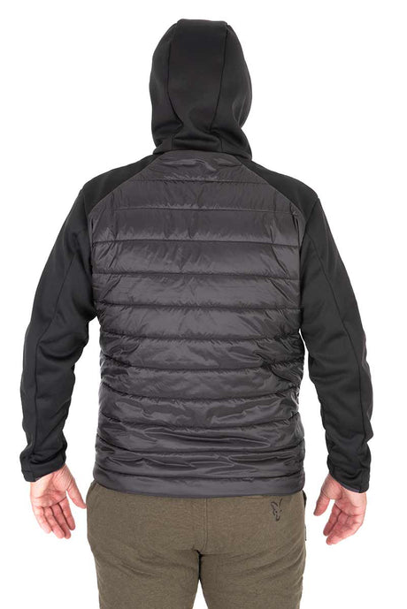 Chaqueta Fox Collection Hybrid Negro/Naranja - Tienda Carpfishing