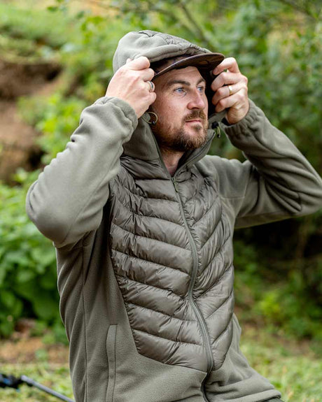 Chaqueta Fox Explorer Fleece con capucha - Tienda Carpfishing