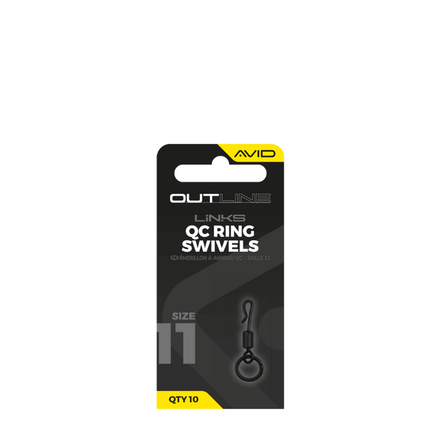 Enganche rapido con anilla Avid Carp Outline 11 - Tienda Carpfishing