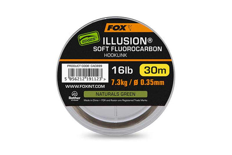 Fluorocarbono Fox Edges Illusion Soft 30 m - Tienda Carpfishing