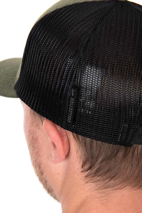Gorra Fox Trucker Verde - Negra - Tienda Carpfishing