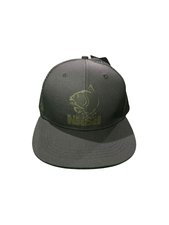 Gorra Nash Make It Happen Big Fish Trucker Negro - Tienda Carpfishing