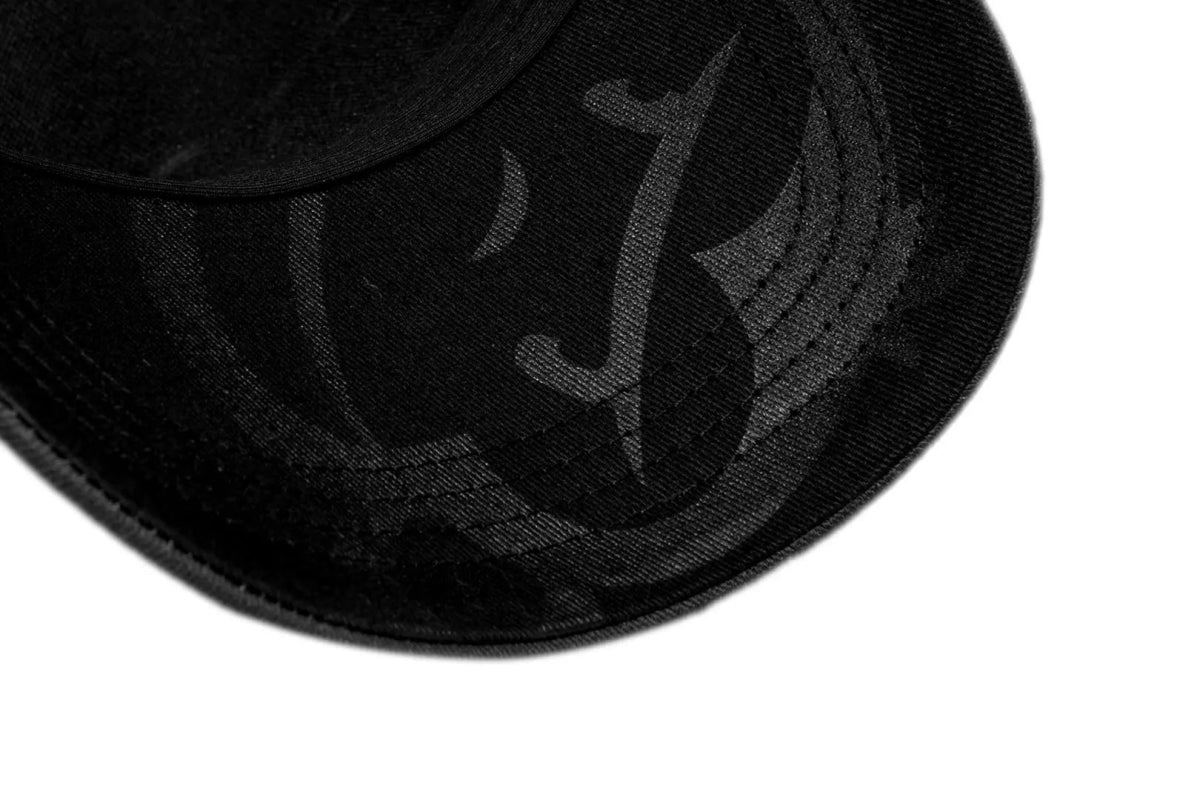 Gorra Ridge Monkey Apearel SportFlex Snapback Negro - Tienda Carpfishing