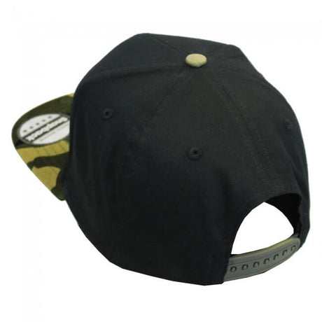 Gorra Vass VB691 Peak Negra Camo - Tienda Carpfishing