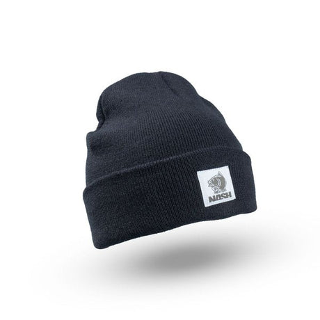 Gorro Nash Make It Happen Badge Negro - Tienda Carpfishing