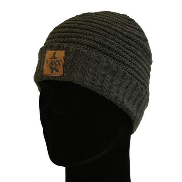 Gorro Vass VR376 Ribbed Gris - Tienda Carpfishing