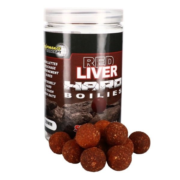 Hard Boilies Starbaits Red Liver - 20 mm - Tienda Carpfishing