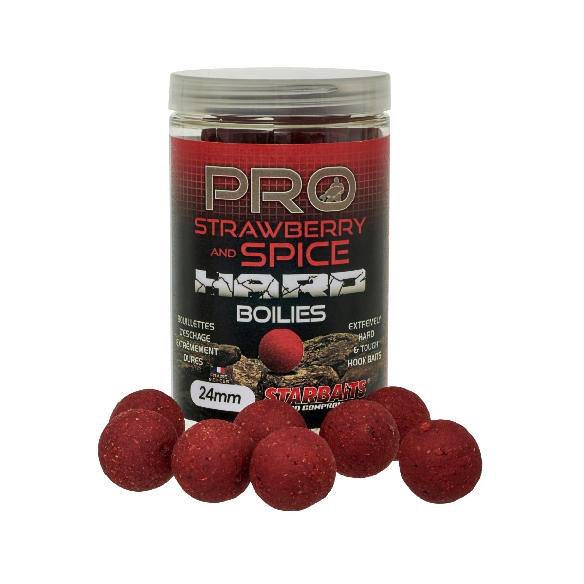 Hard Boilies Starbaits Strawberry Spice 24 mm - Tienda Carpfishing