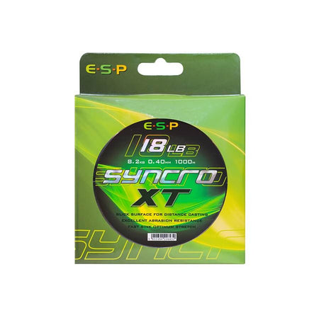 Hilo ESP Syncro XT Verde 1000 m - Tienda Carpfishing