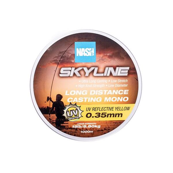 Hilo Nash Skyline UV Amarillo 1000 m - Tienda Carpfishing