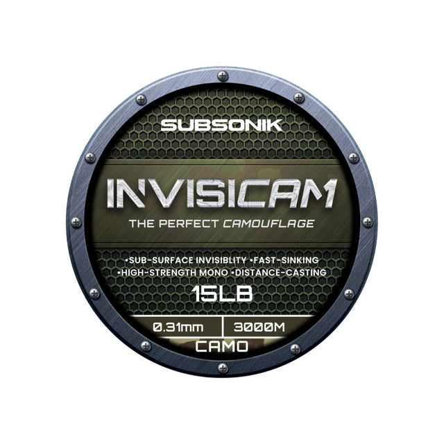 Hilo Sonik Subsonik Invisicam 3000 m - Tienda Carpfishing