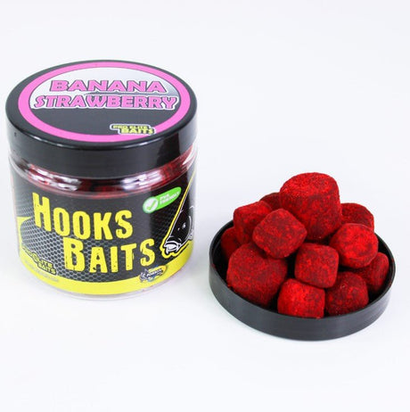 Hook Pellets en polvo Pro Elite Baits Banana Strawberry 14 - 20 mm - Tienda Carpfishing