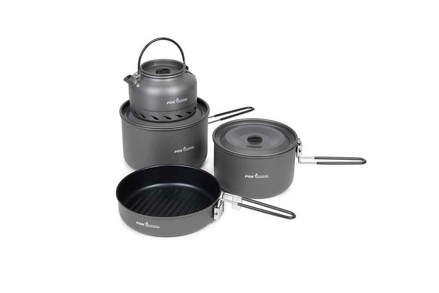 Juego de cocina Fox CookWare 4 piezas - Tienda Carpfishing