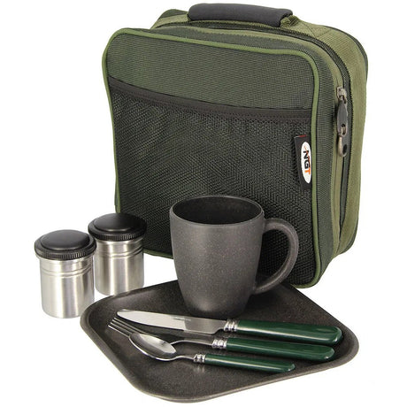 Juego de cubiertos NGT para 1 persona - Tienda Carpfishing