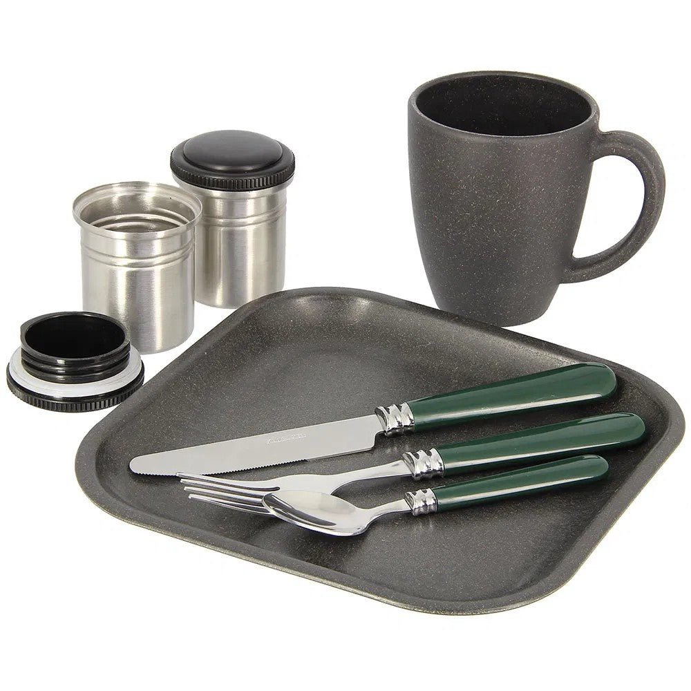 Juego de cubiertos NGT para 1 persona - Tienda Carpfishing