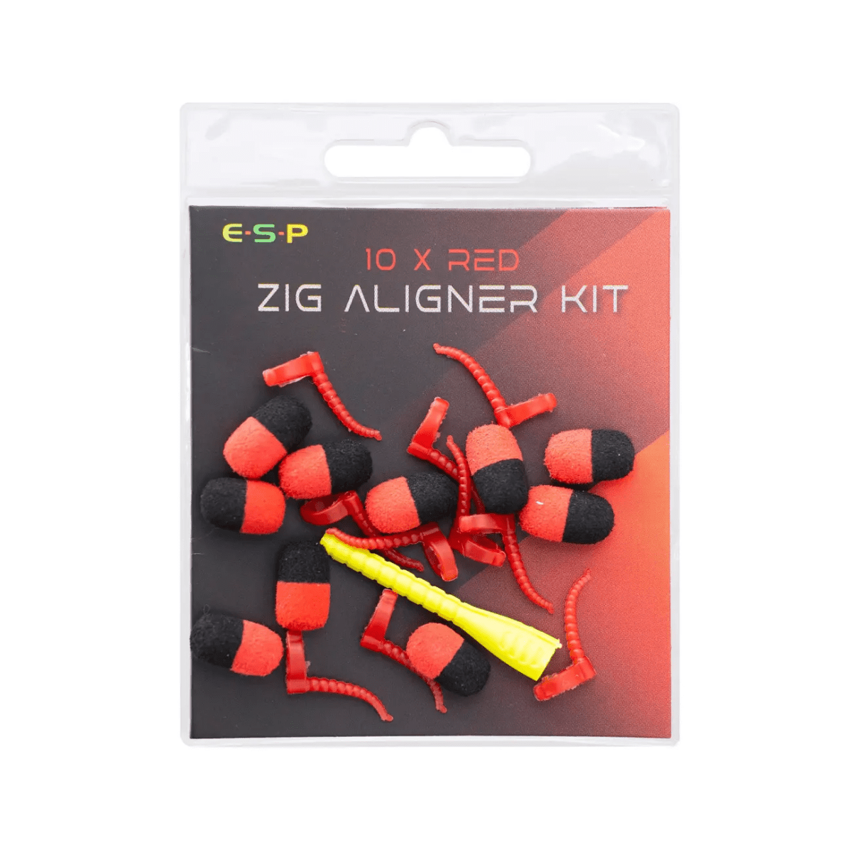 Kit alineador Zig ESP Negro Rojo - Tienda Carpfishing