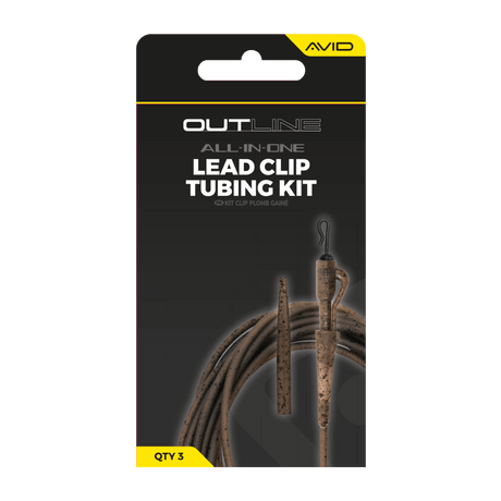 Kit Lead Clip Tubing Avid Carp Outline - Tienda Carpfishing