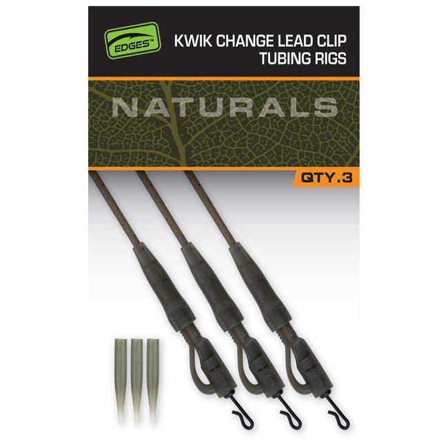 Kwik Change Lead Clips Tubing Rigs Fox - Tienda Carpfishing